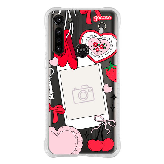 Capinha para celular  Coquette Polaroid Frame 