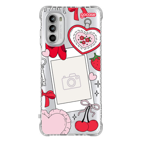 Capinha para celular  Coquette Polaroid Frame 