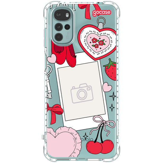 Capinha para celular  Coquette Polaroid Frame 