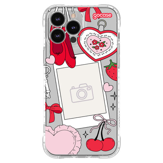 Capinha para celular  Coquette Polaroid Frame 