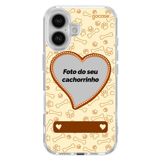 Capinha para celular  Coração Cachorro