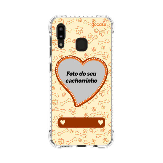 Capinha para celular  Coração Cachorro