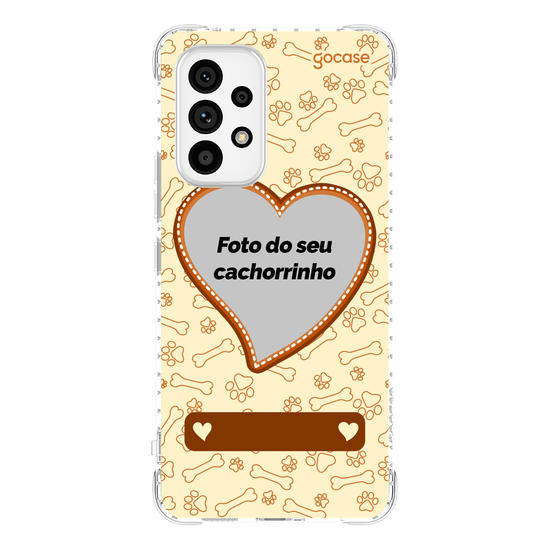 Capinha para celular  Coração Cachorro