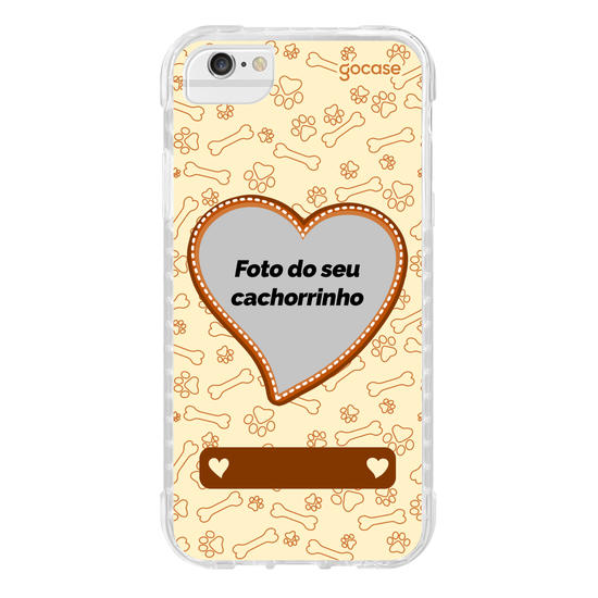 Capinha para celular  Coração Cachorro