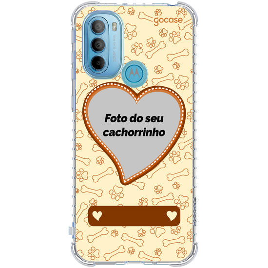 Capinha para celular  Coração Cachorro