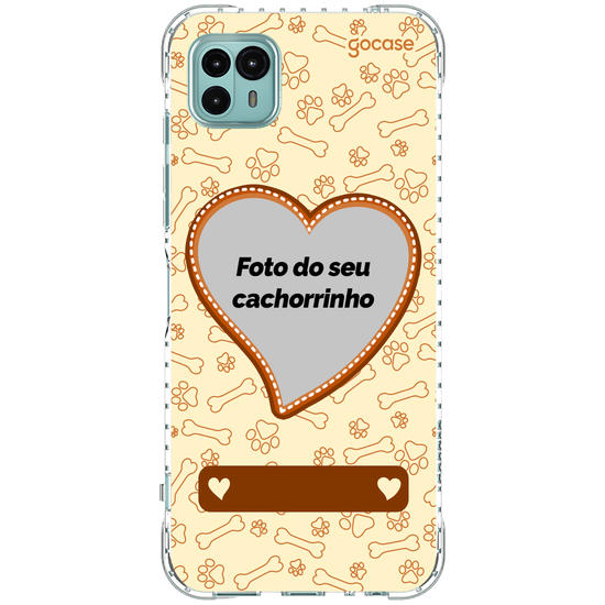 Capinha para celular  Coração Cachorro