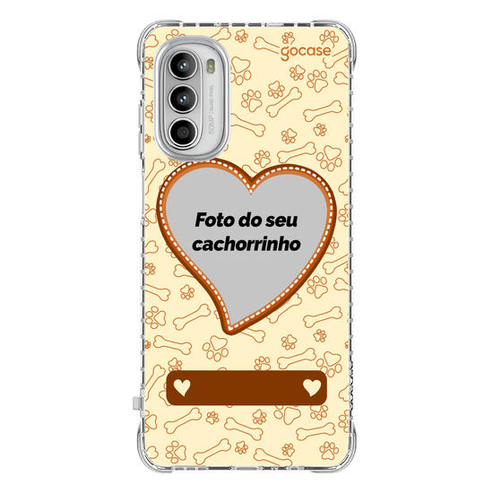 Capinha para celular  Coração Cachorro