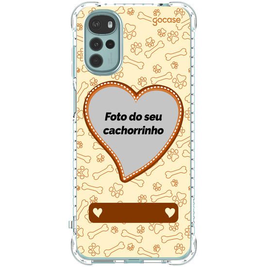 Capinha para celular  Coração Cachorro