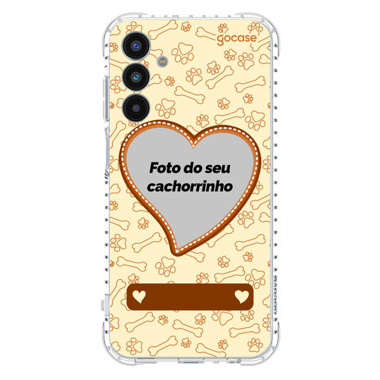 Capinha para celular  Coração Cachorro