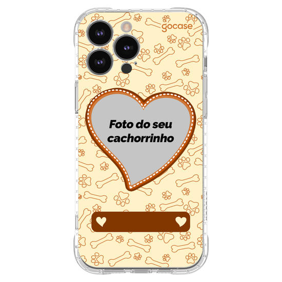 Capinha para celular  Coração Cachorro