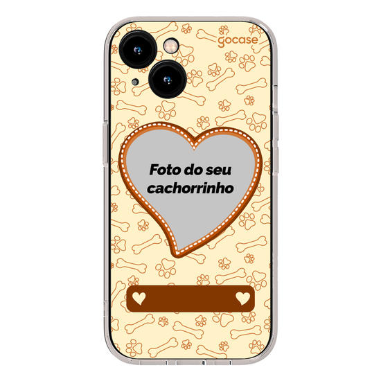Capinha para celular  Coração Cachorro