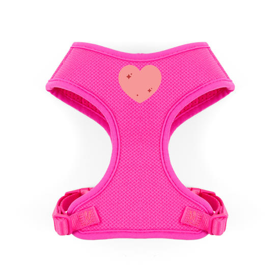 Peitoral Pet - Coração com Brilhos