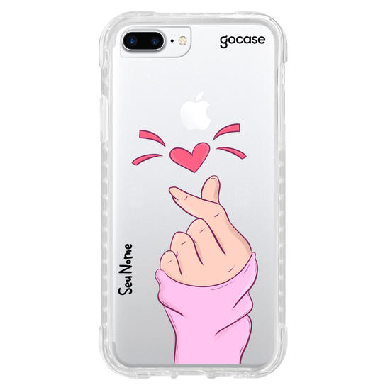 Capinha para celular Coração com uma mão Capinha para celular Coração com uma mão