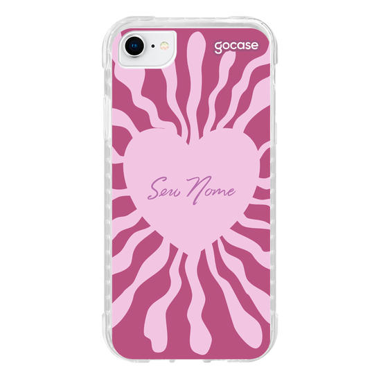 Capinha para celular Coração e Cores