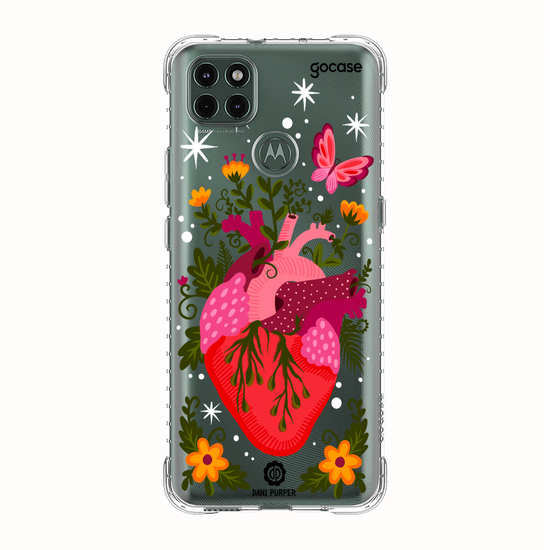 Capinha para celular Coração Floral