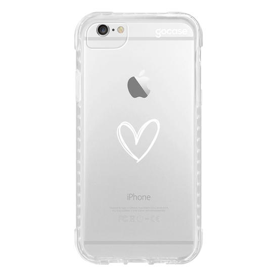 Capinha para celular Coração Line Art