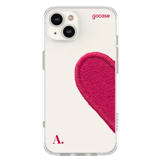  Coração Pink Bordado