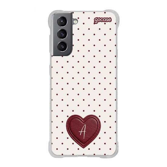 Capinha para celular  Coração Poá