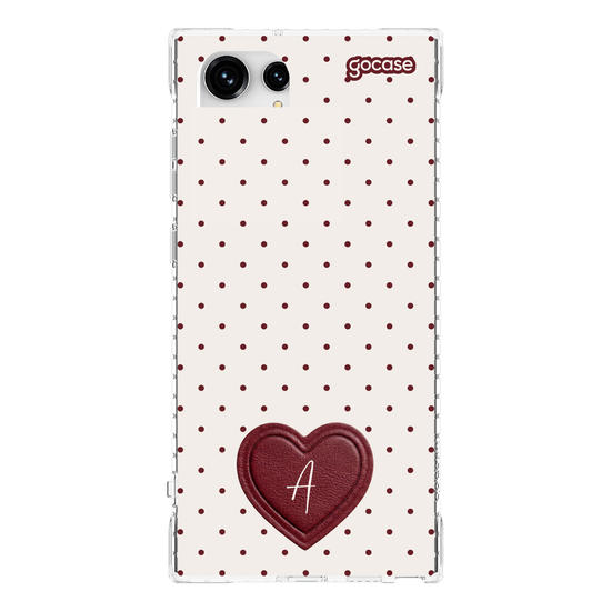 Capinha para celular  Coração Poá