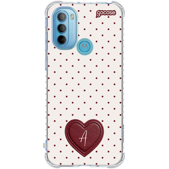 Capinha para celular  Coração Poá