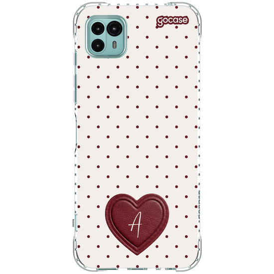 Capinha para celular  Coração Poá