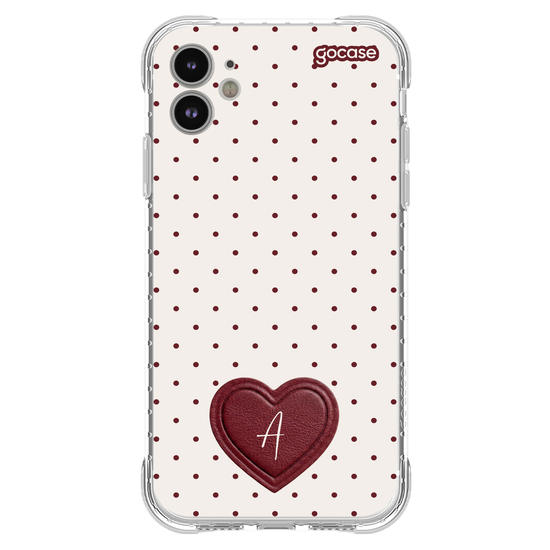 Capinha para celular  Coração Poá
