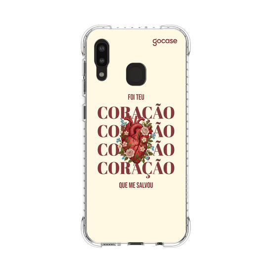 Capinha para celular  Foi Teu Coração Que Me Salvou