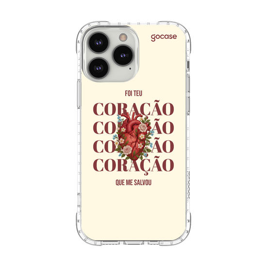 Capinha para celular  Foi Teu Coração Que Me Salvou