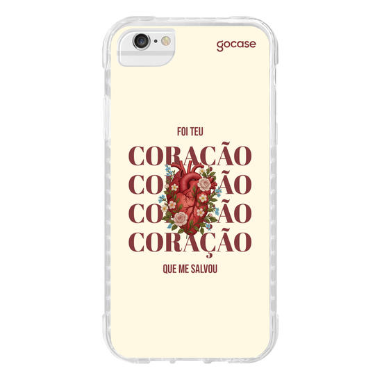 Capinha para celular  Foi Teu Coração Que Me Salvou