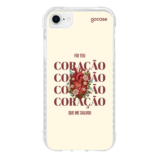 Capinha para celular  Foi Teu Coração Que Me Salvou