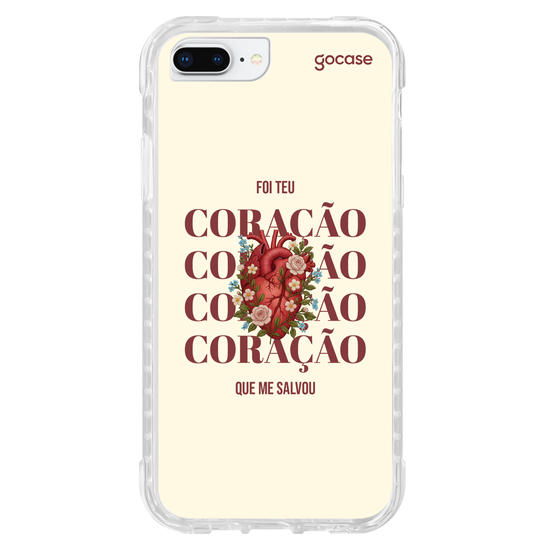 Capinha para celular  Foi Teu Coração Que Me Salvou