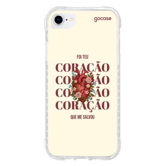 Capinha para celular  Foi Teu Coração Que Me Salvou