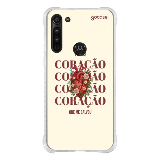 Capinha para celular  Foi Teu Coração Que Me Salvou