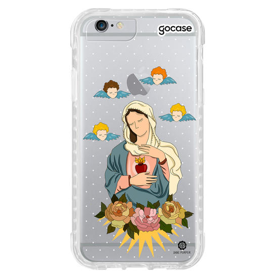 Capinha para celular Coração de Maria