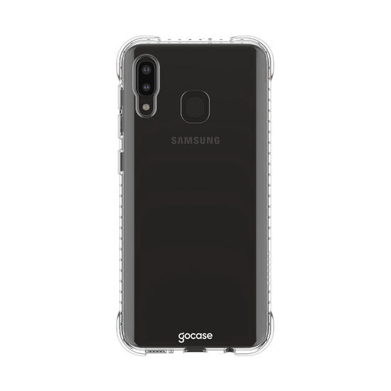 Capinha para celular Corações com Nome Vertical Branco