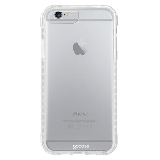 Capinha para celular Corações com Nome Vertical Branco
