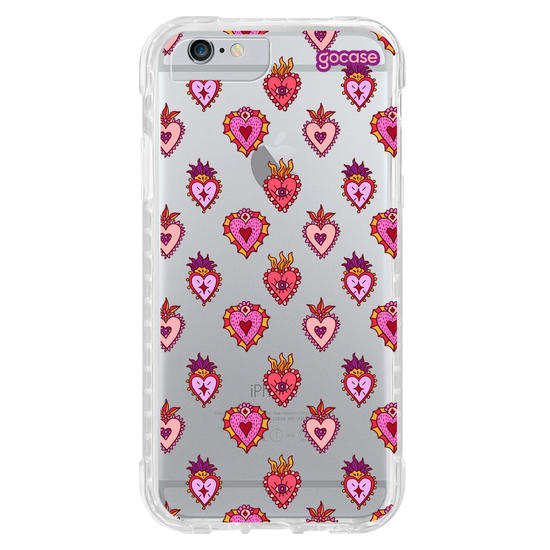 Capinha para celular  Corações Mexicanos