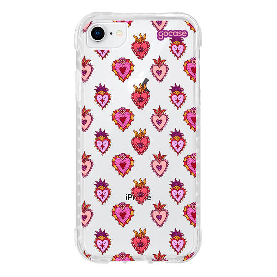 Capinha para celular  Corações Mexicanos