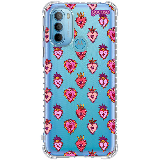Capinha para celular  Corações Mexicanos