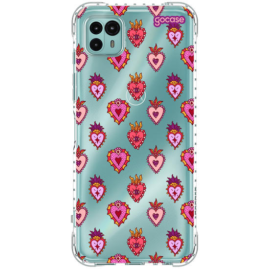Capinha para celular  Corações Mexicanos