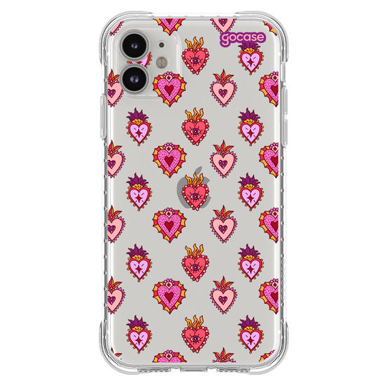 Capinha para celular  Corações Mexicanos
