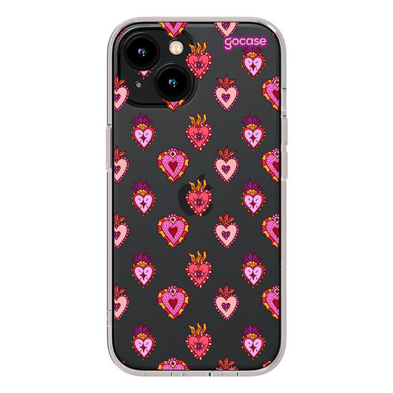 Capinha para celular  Corações Mexicanos