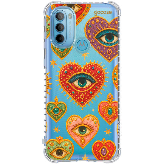 Capinha para celular  Corações Místicos