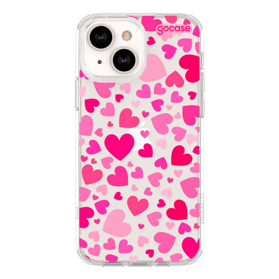 Corações Neon Phone Case