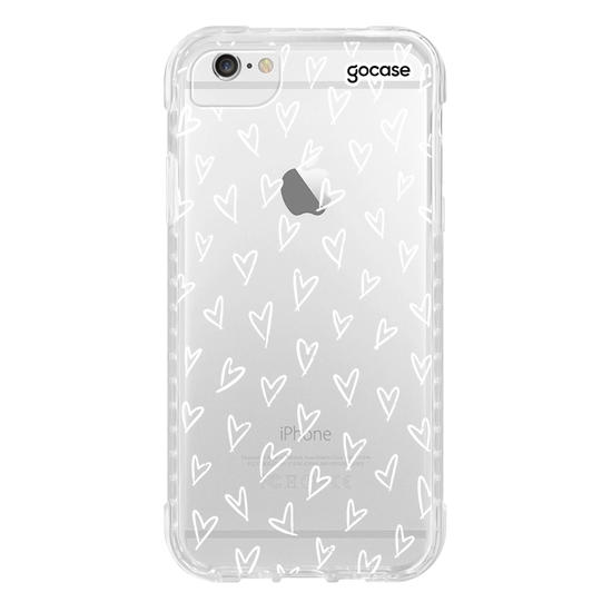 Capinha para celular  Corações Rabiscados