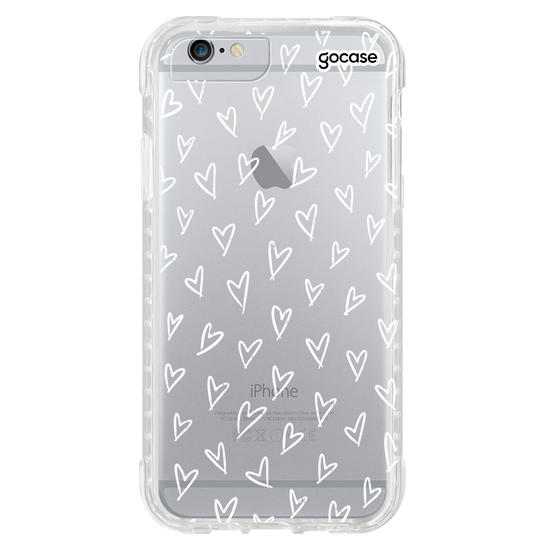 Capinha para celular  Corações Rabiscados