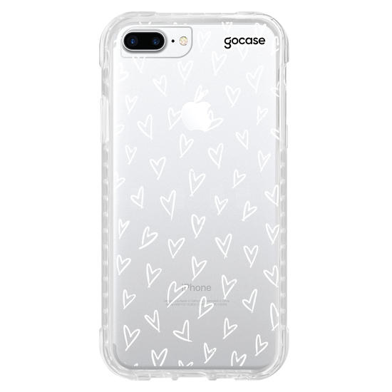 Capinha para celular  Corações Rabiscados