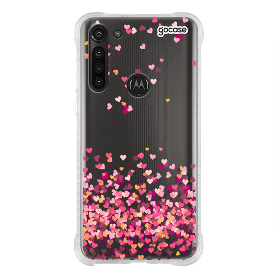 Capinha para celular Corações Flutuantes Personalizada