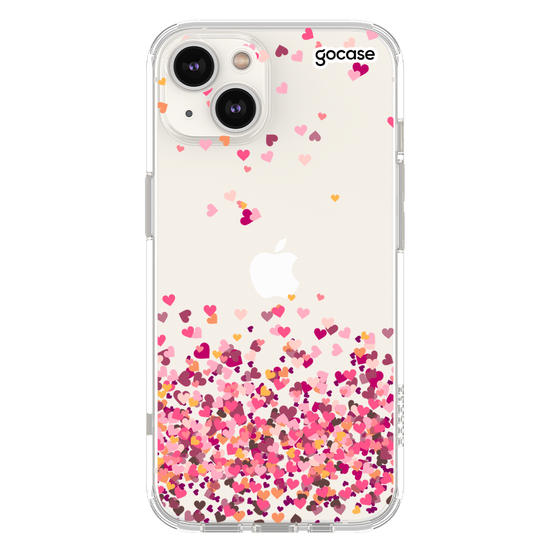 Capinha para celular Corações Flutuantes Personalizada