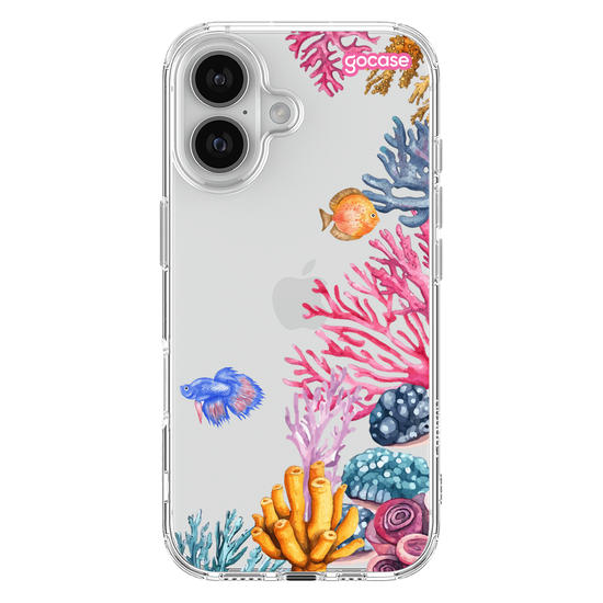 Capinha para celular  Corais Laterais